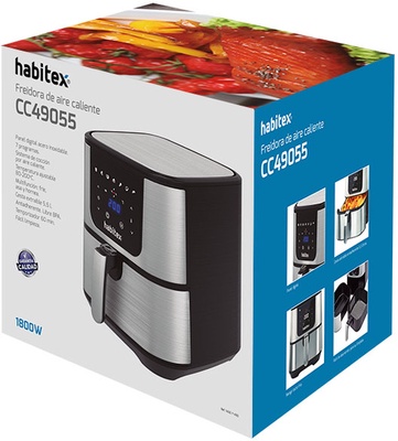 Freidora de aire Habitex CC49055 1600/1800W 5,5 L